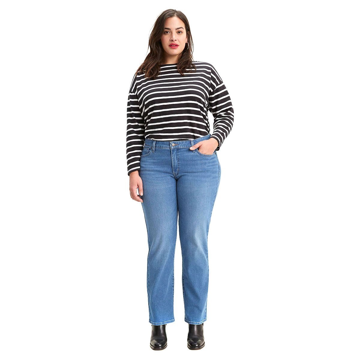 Jeans 414 Pl Classic Straight Levis para Dama