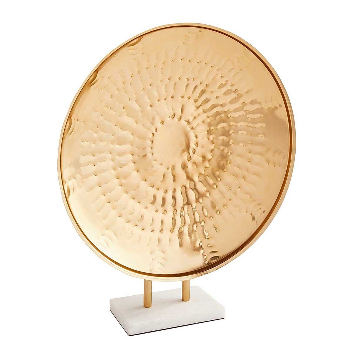 Figura Decorativa Decorativa Shiny Gold Platón con Base Pier 1 Imports