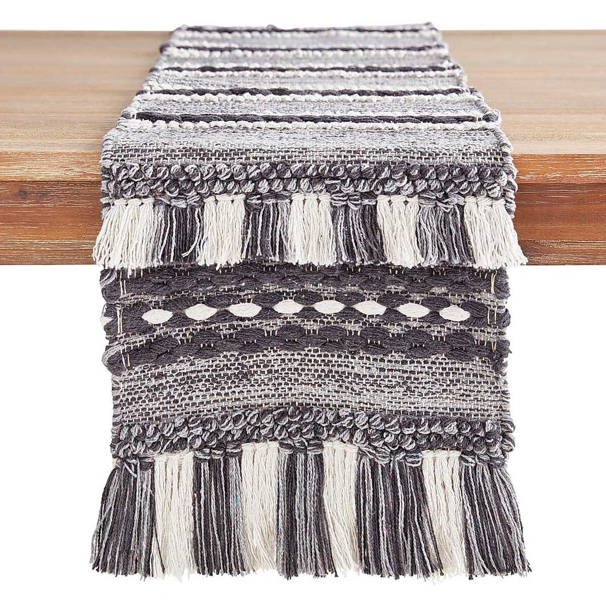 Camino de Mesa Gray Loom Pier 1 Imports
