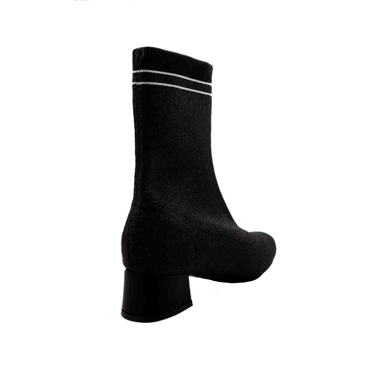 Bota Casual Tejido Calcetín 19-22 Negro Cristeen