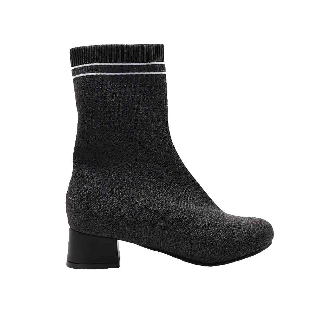 Bota Casual Tejido Calcetín 19-22 Gris Cristeen