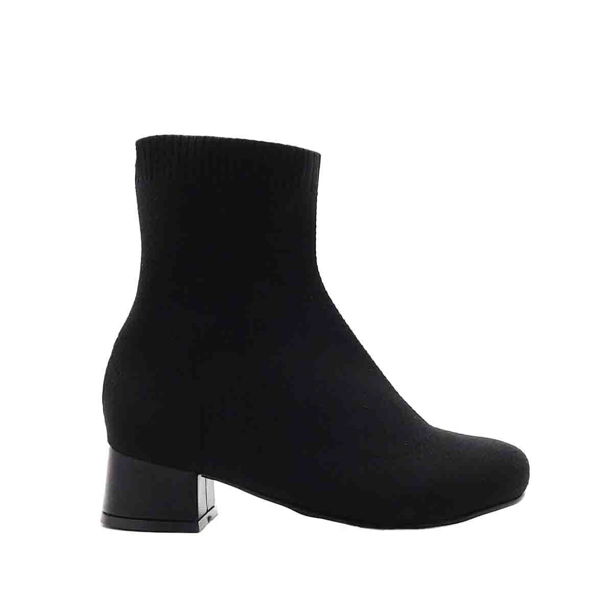 Bota Casual Tejido Calcetín 19-22 Negro Cristeen