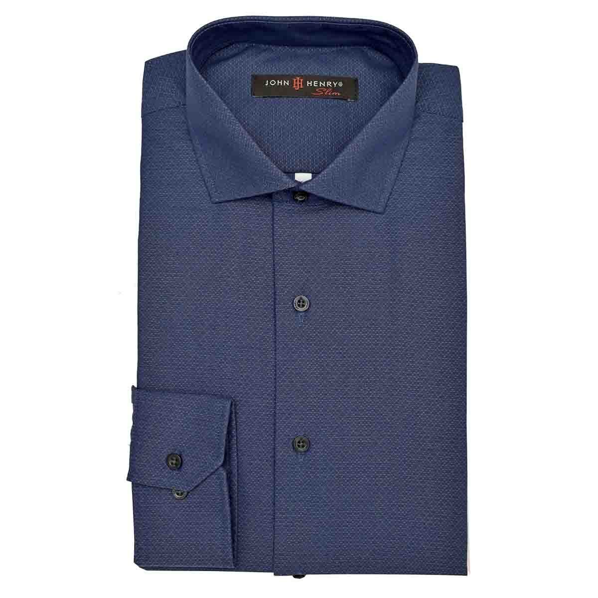 Camisa Slim Fit John Henry Modelo Ev13T6127Am