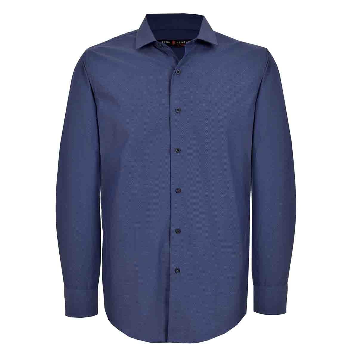 Camisa Slim Fit John Henry Modelo Ev13T6127Am