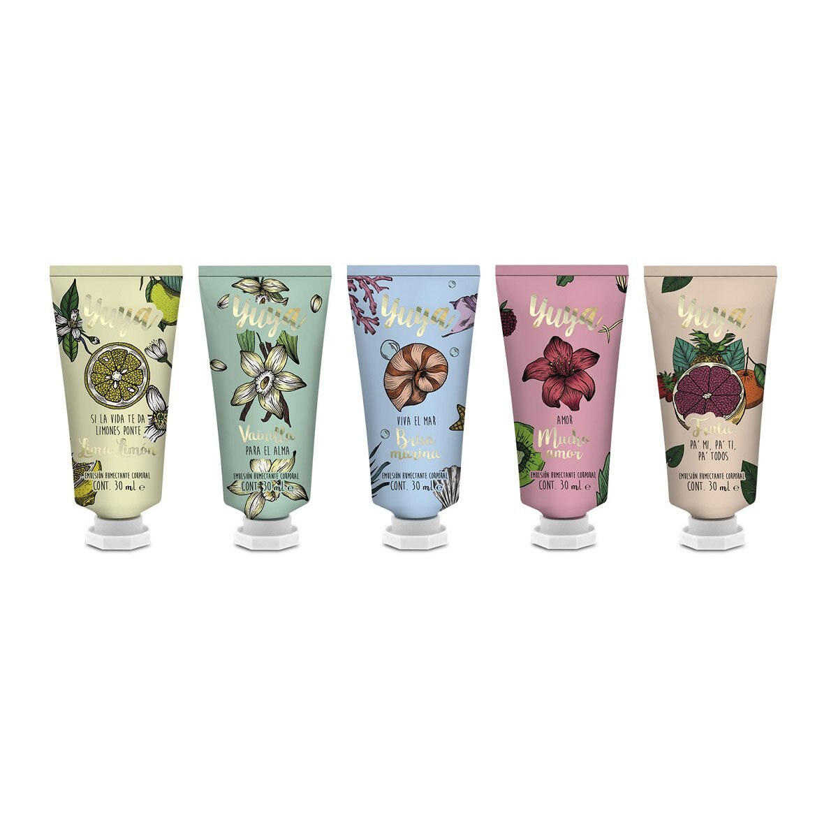 Yuya Set de 5 Emulsión Corporal 30 Ml