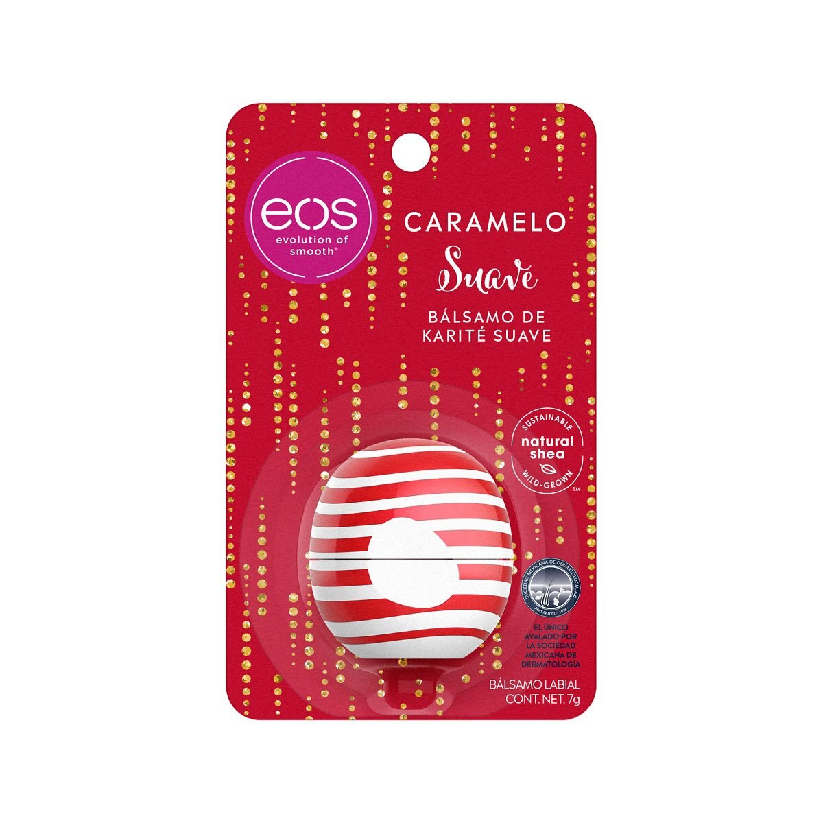 Esfera Bálsamo para Labios Edición Navideña Caramelo Dulce Eos