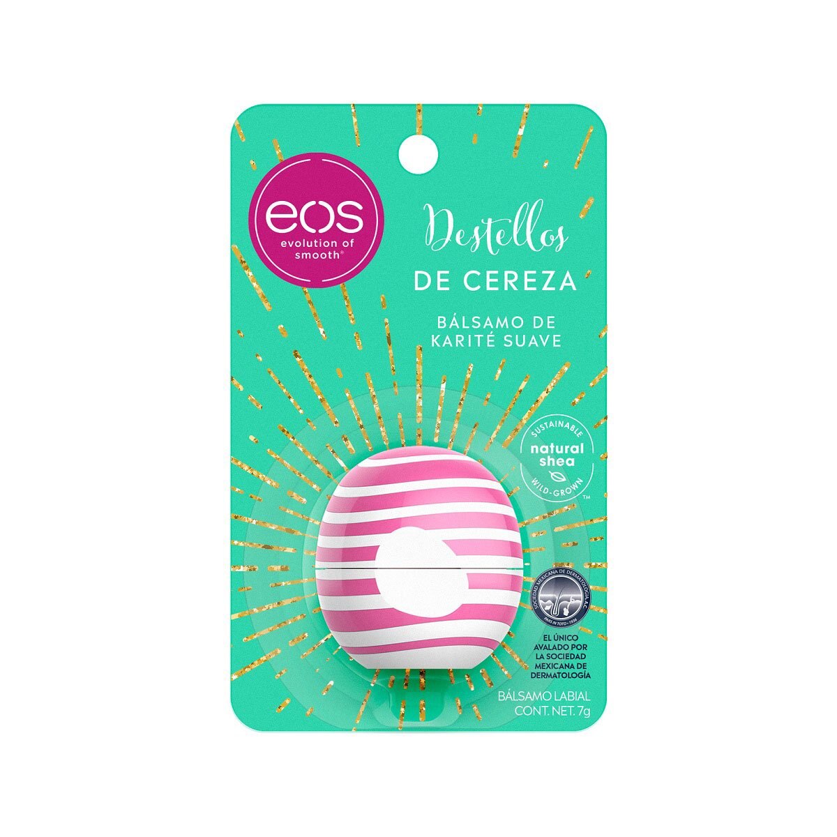 Esfera Bálsamo para Labios Edicion Navideña Destellos de Cereza Eos