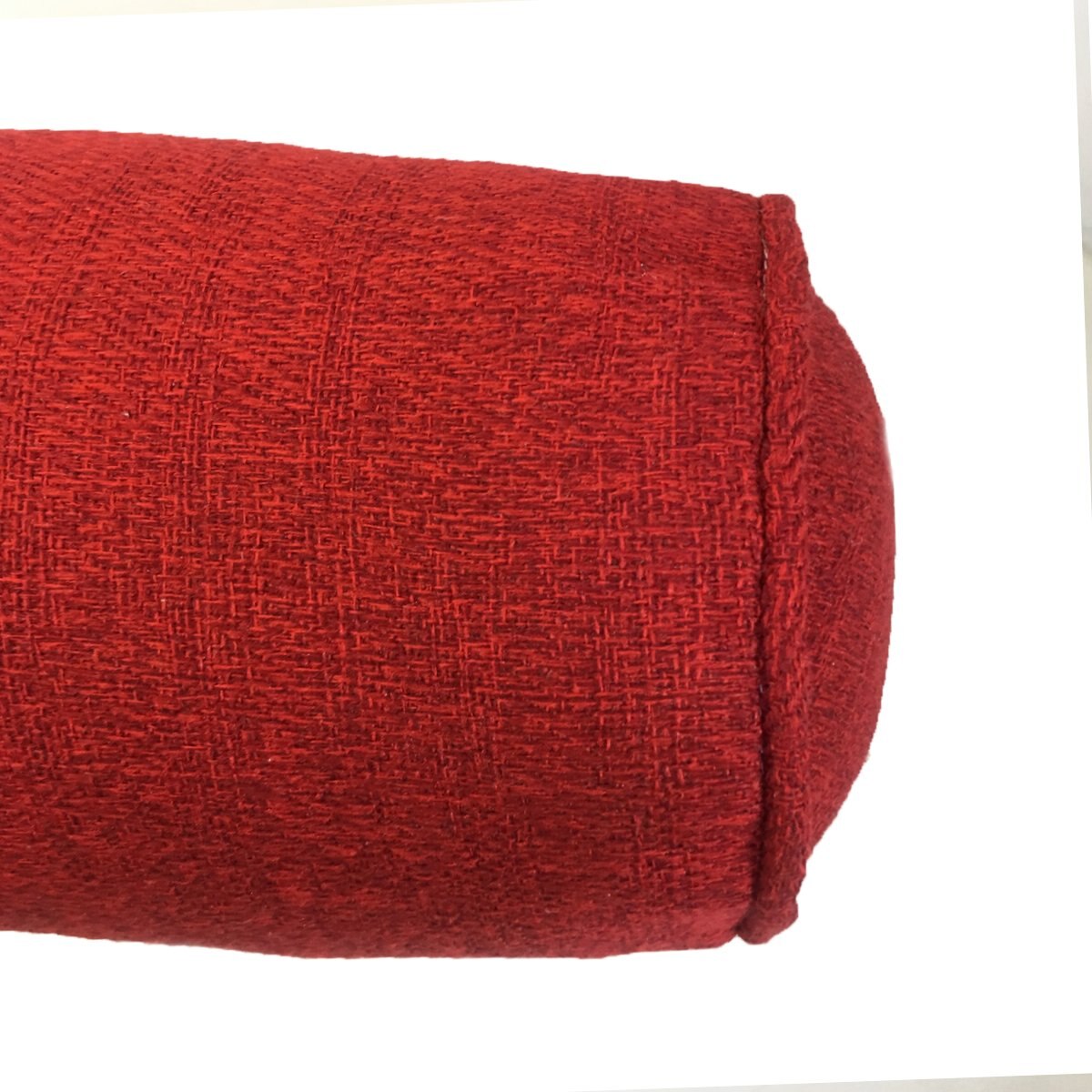 Cojín Cilindro 15 X 45 Ragnar Ruby Rojo Rojo Cassia