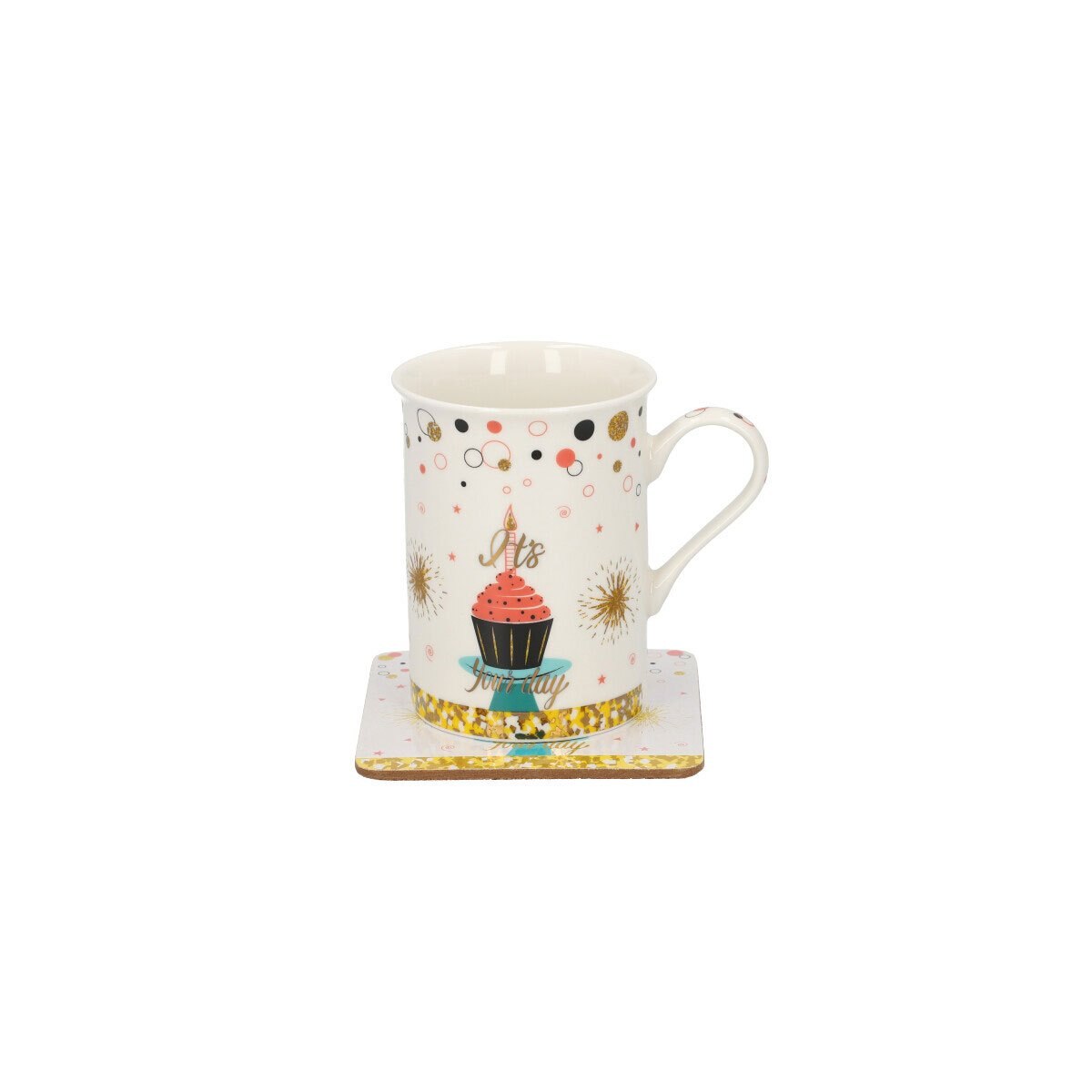 Taza de Fiesta 10 Oz con Porta Vaso Gottawa