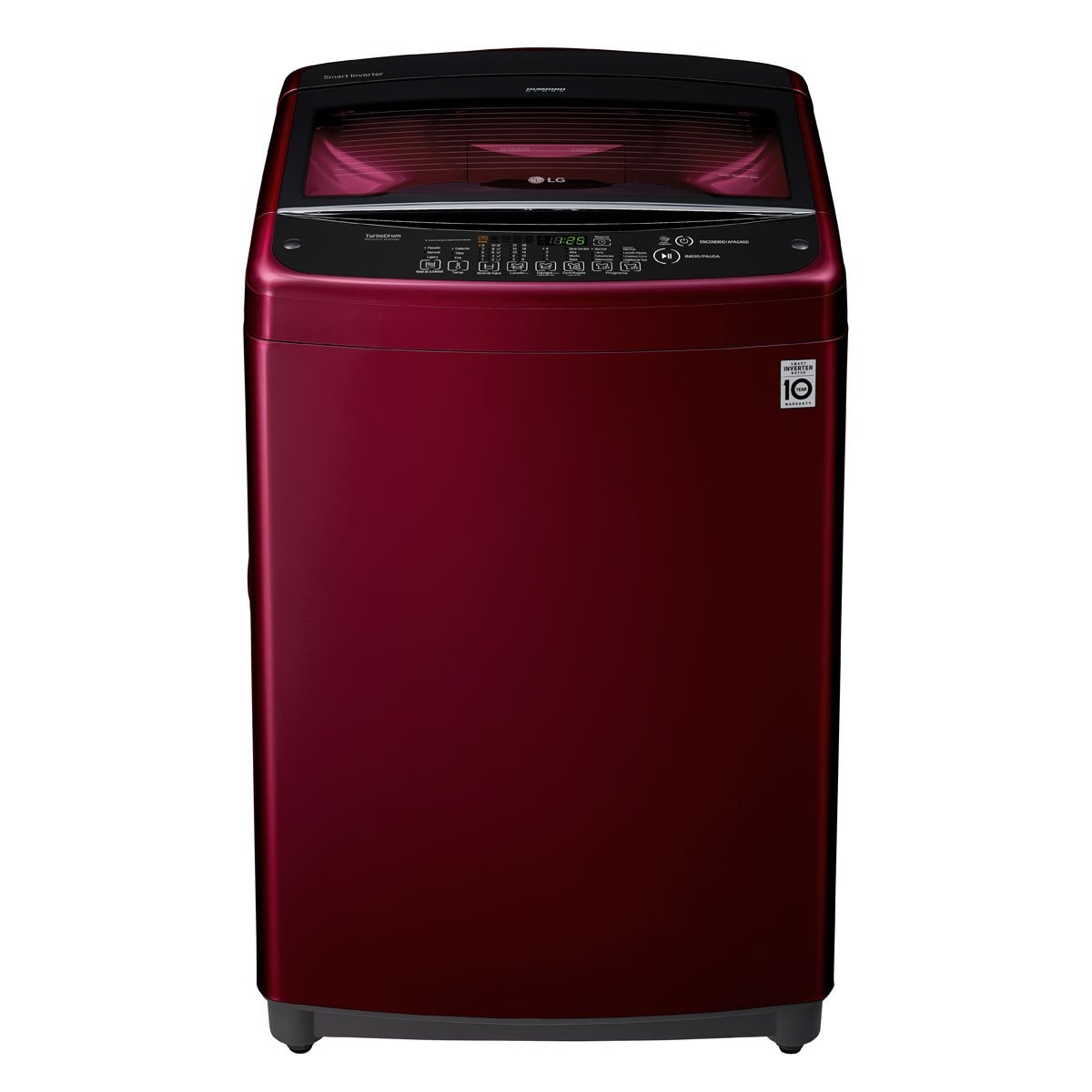 Lavadora Carga Superior 19 Kg Wt19Rsb Roja Lg