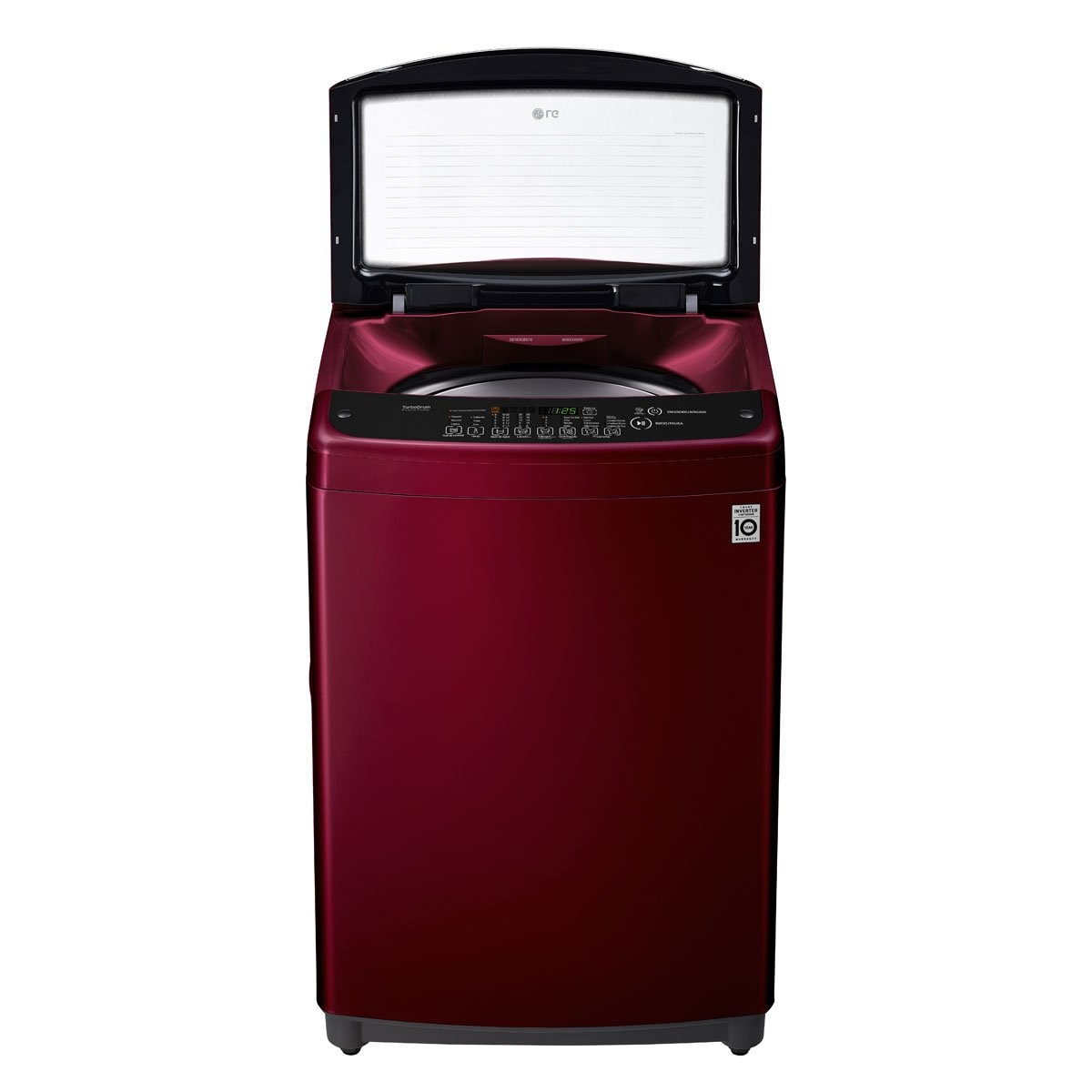 Lavadora Carga Superior 19 Kg Wt19Rsb Roja Lg