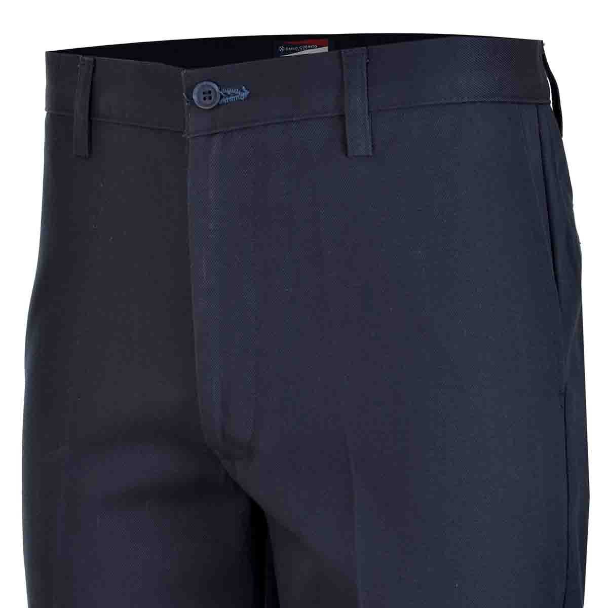 Pantalón Casual Gabardina Pinzas Carlo Corinto