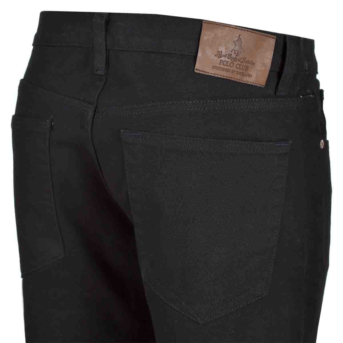 Jeans Negro Corte Recto Polo Club para Caballero