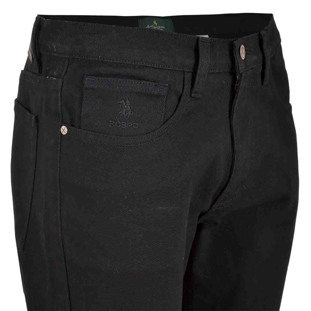 Jeans Negro Corte Recto Polo Club para Caballero