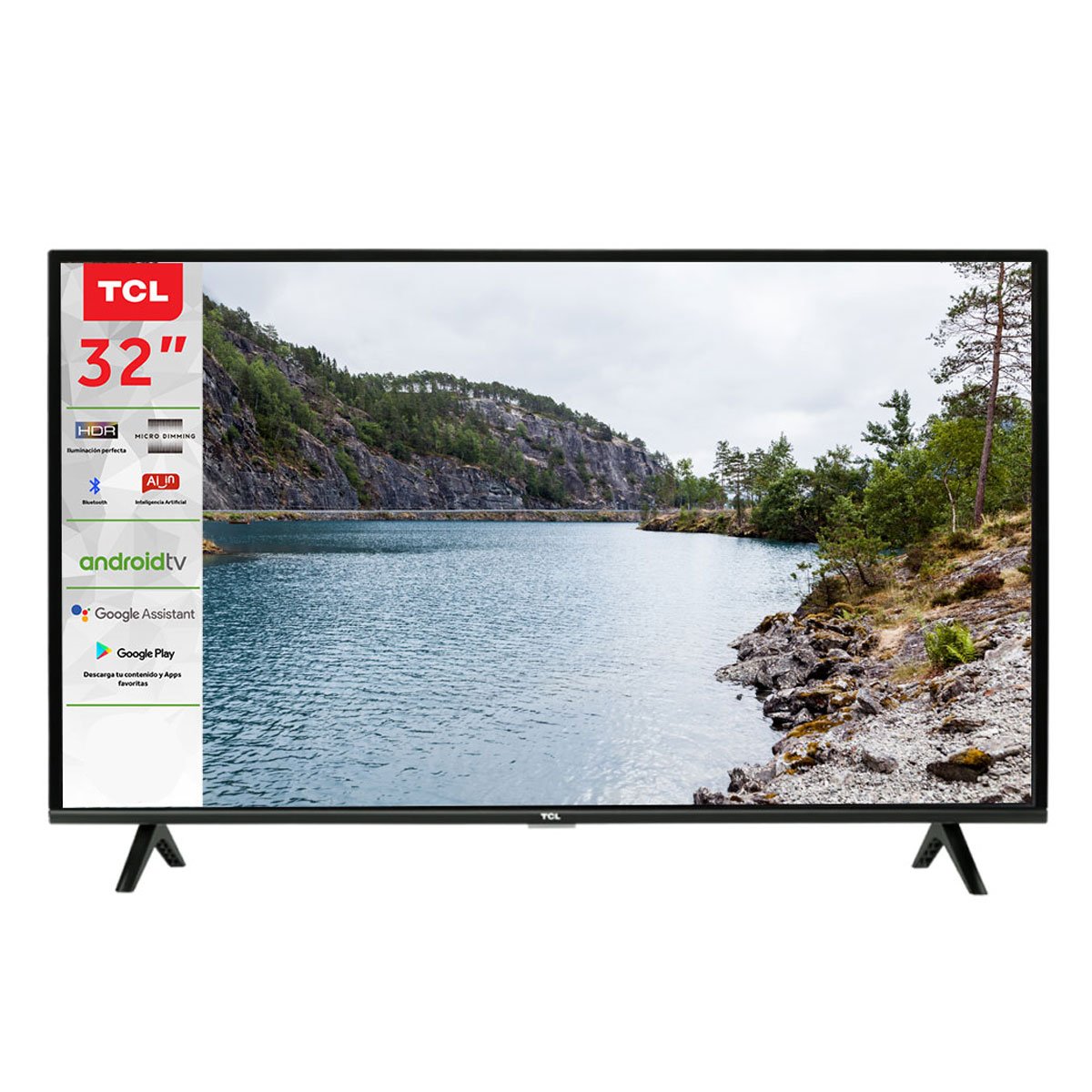 Pantalla 32" Led Smart Tv (Android Tv) 32A325 Tcl
