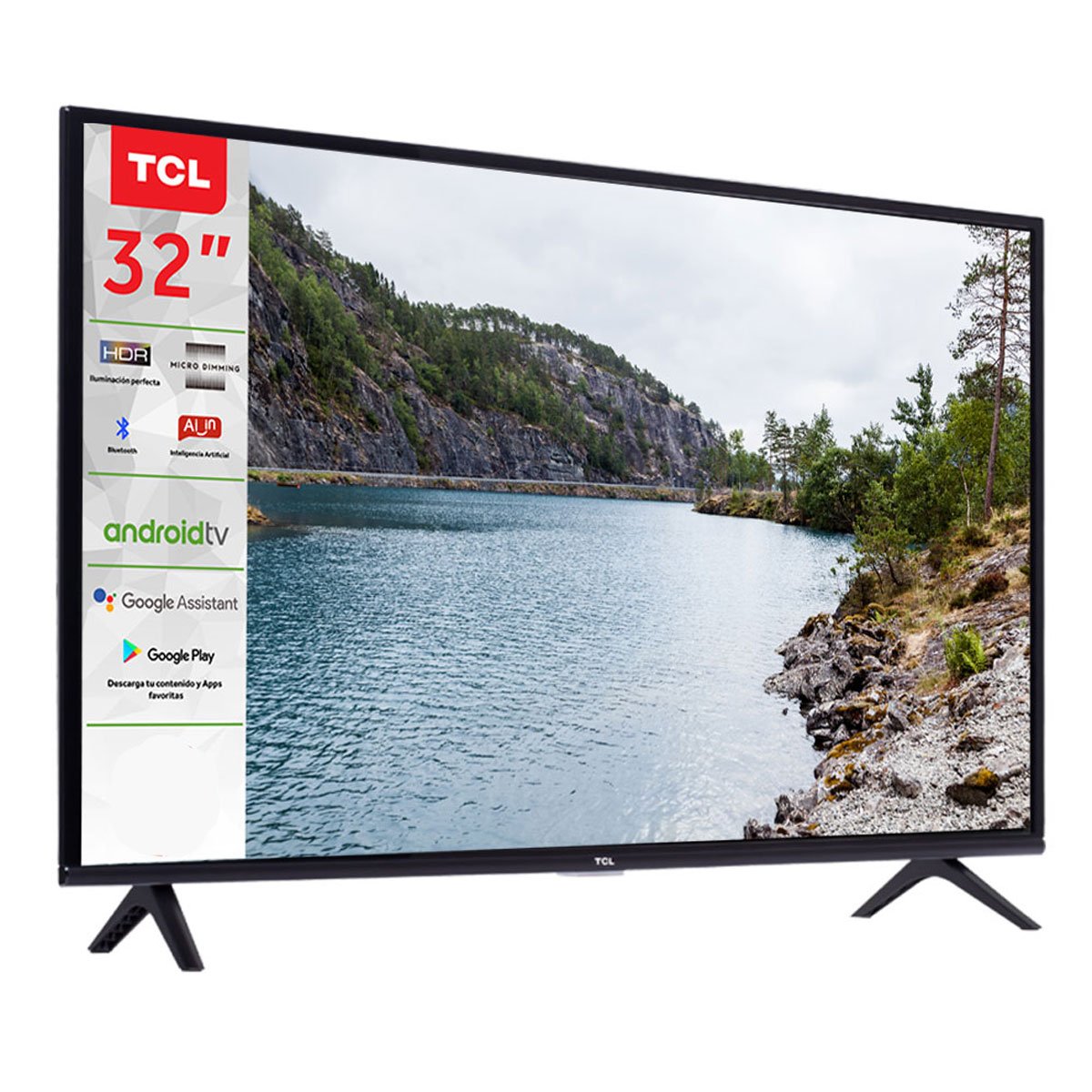 Pantalla 32" Led Smart Tv (Android Tv) 32A325 Tcl