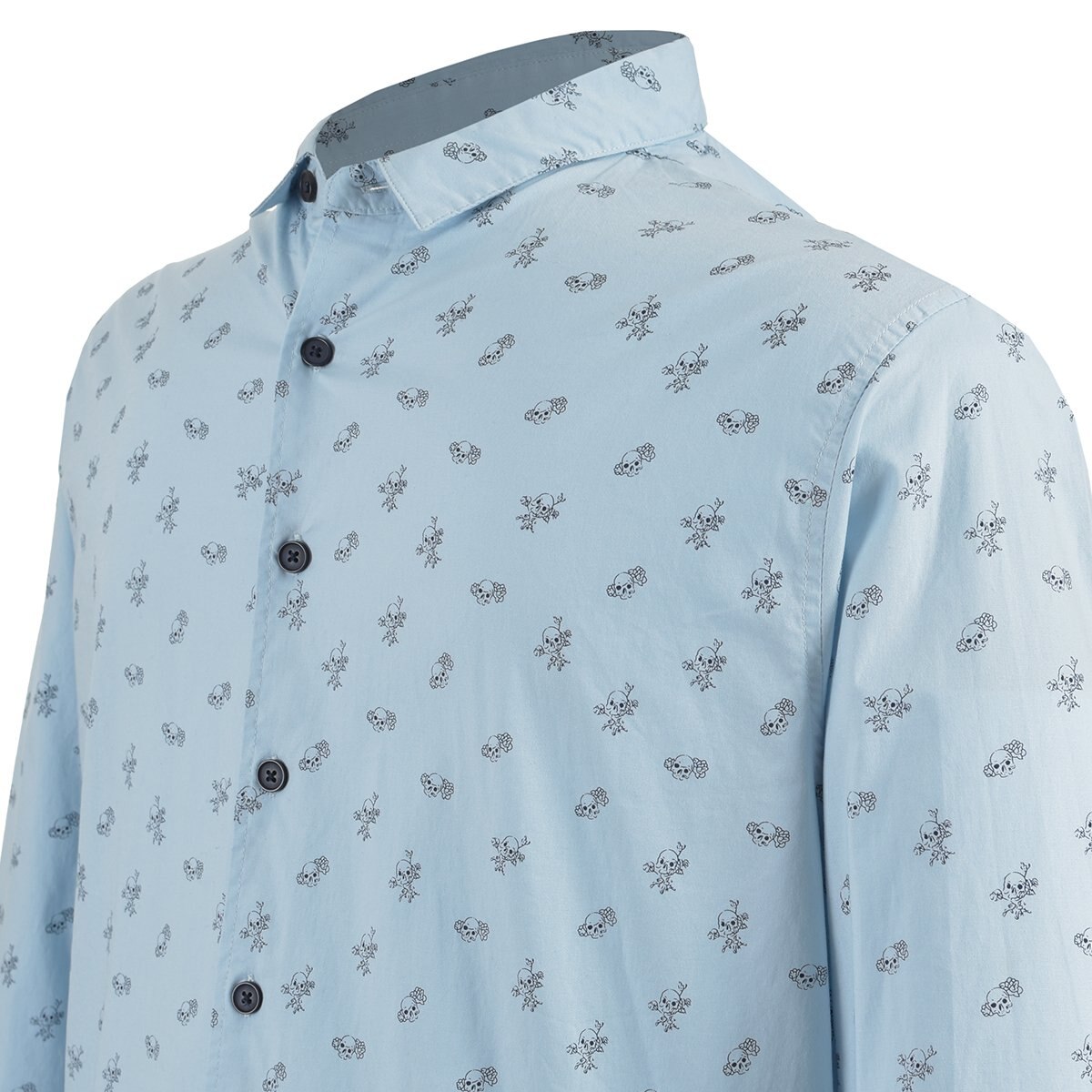Camisa Manga Larga Estampada Fukka Plus Fkmx219-Oc1045