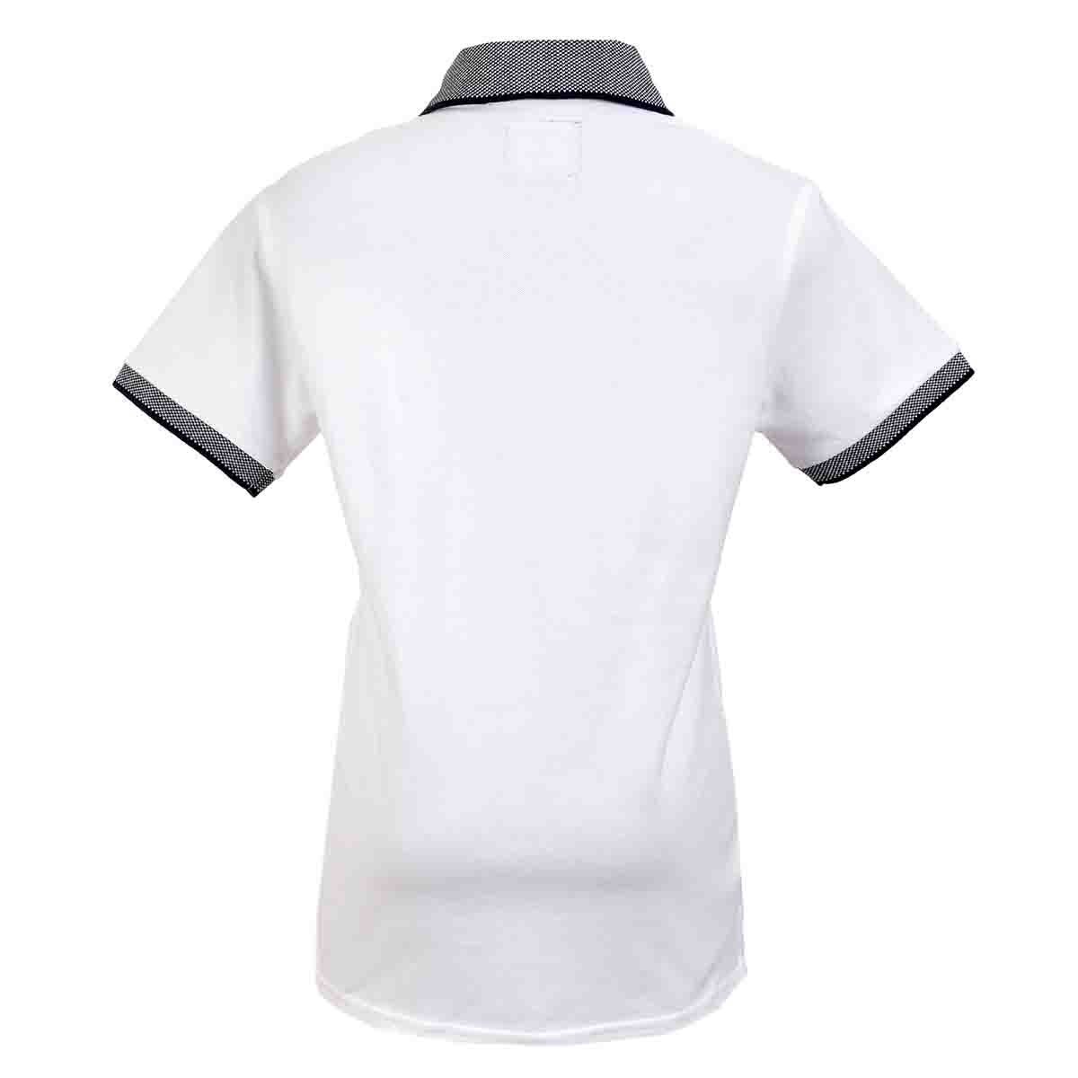 playera polo blanca niño