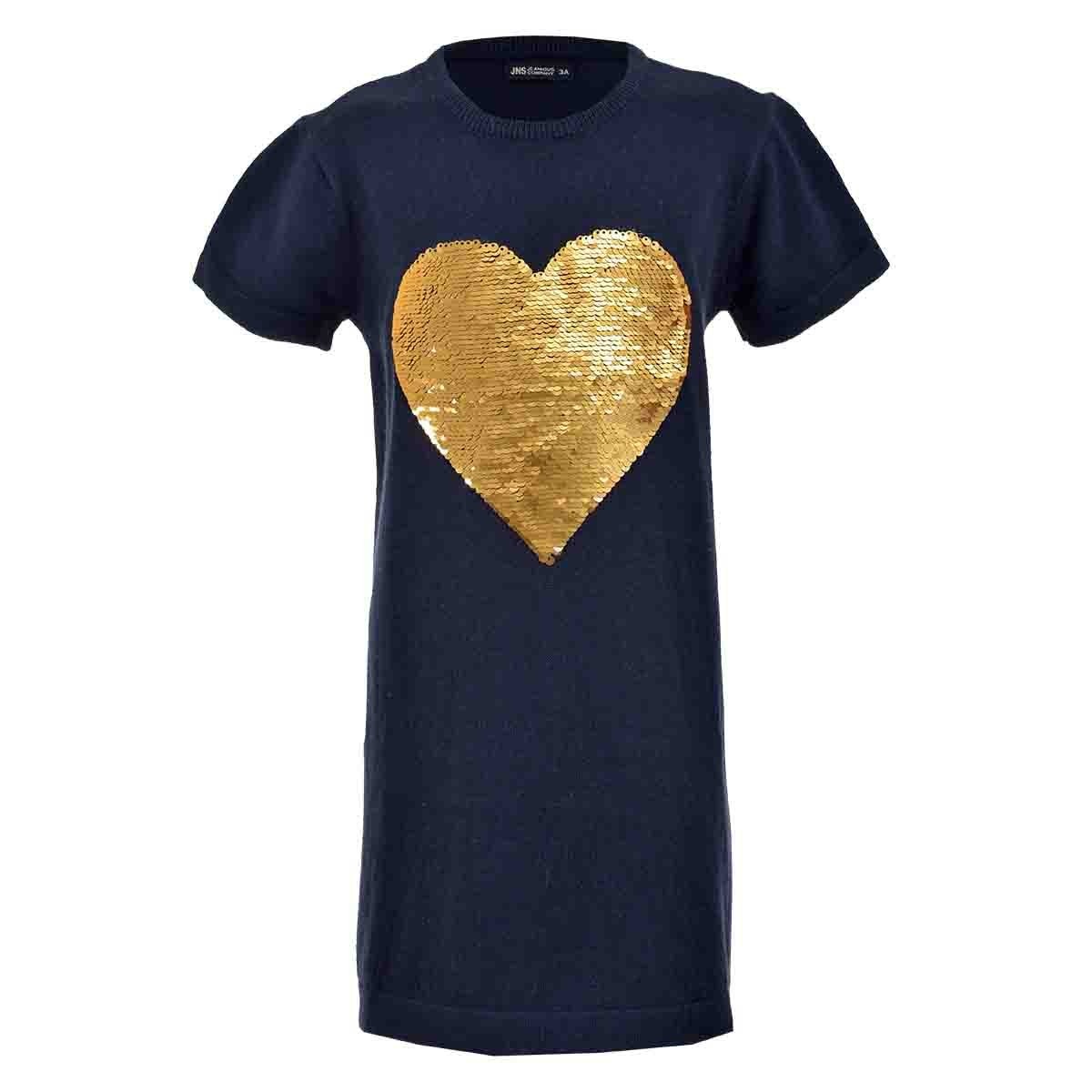 Vestido Manga Corta Lentejuelas Jeanious para Bebé