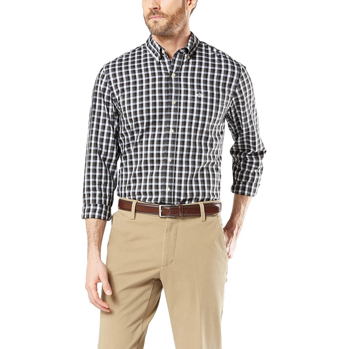Camisa Manga Larga Vestir Regular Dockers para Caballero