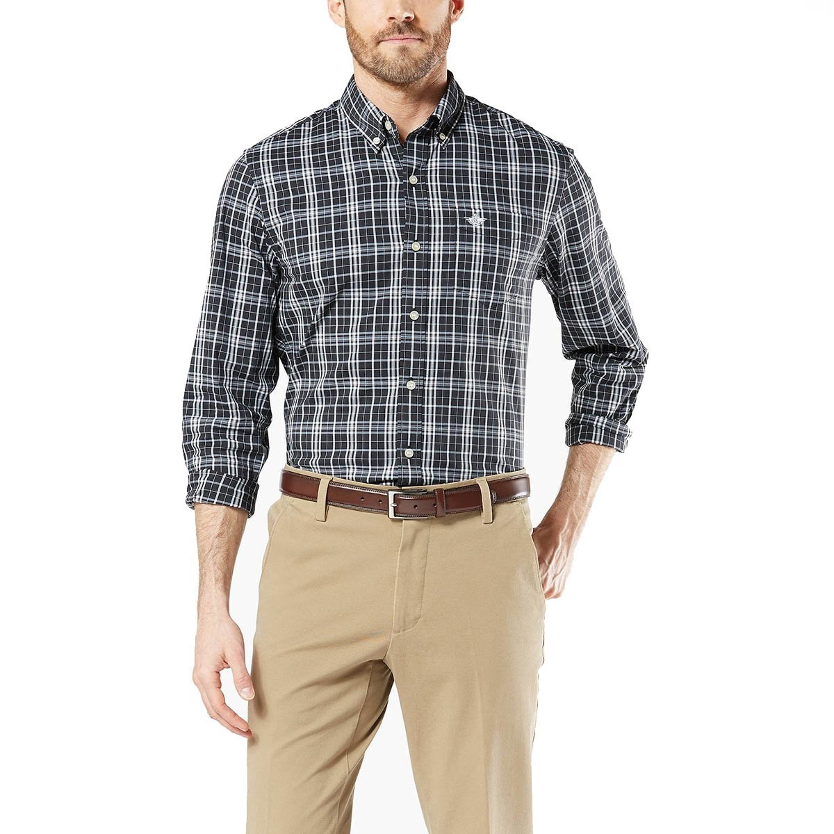 Camisa Manga Larga Vestir Regular Dockers