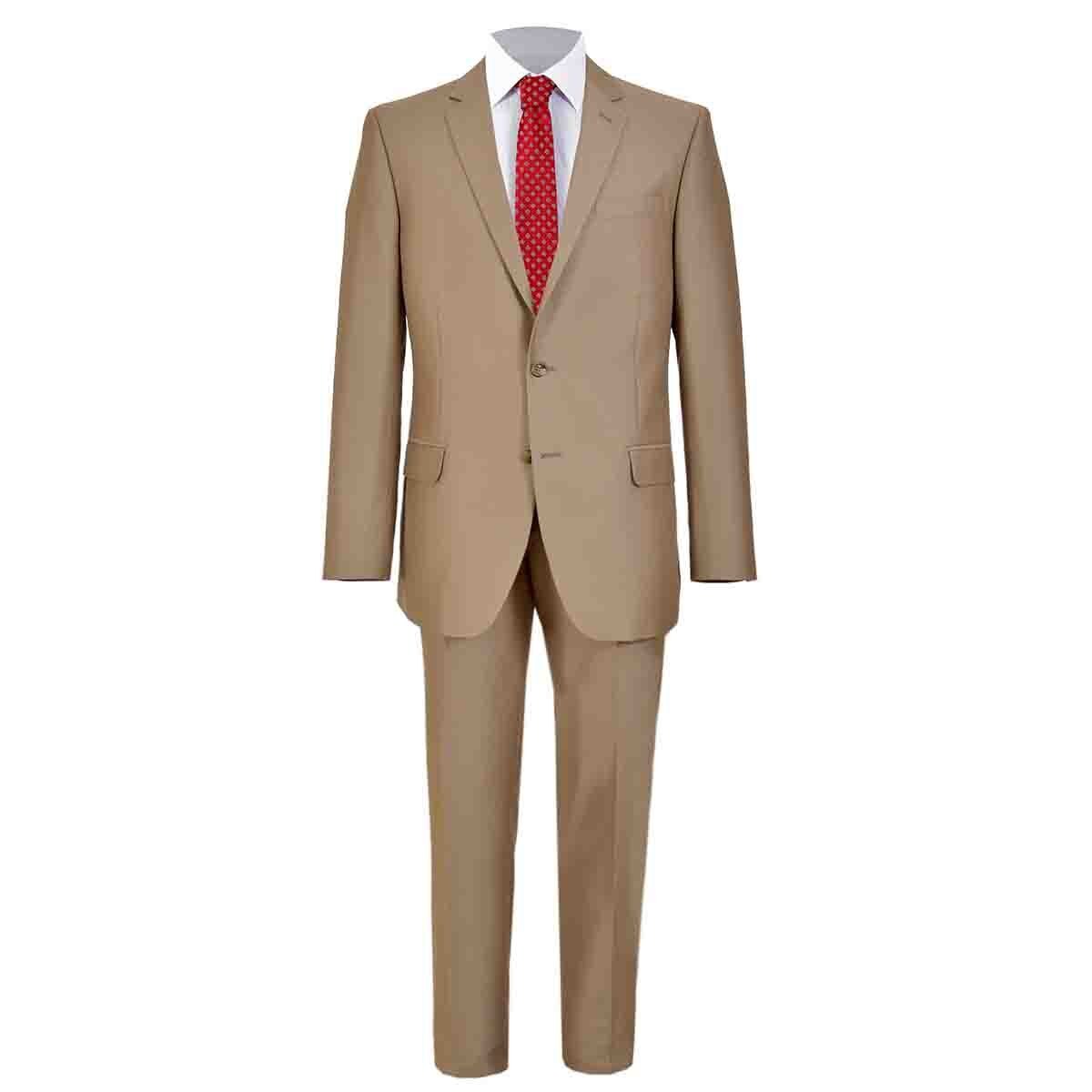 Traje Beige R2B Spin 2A Slim Fit Carlo Corinto para Caballero