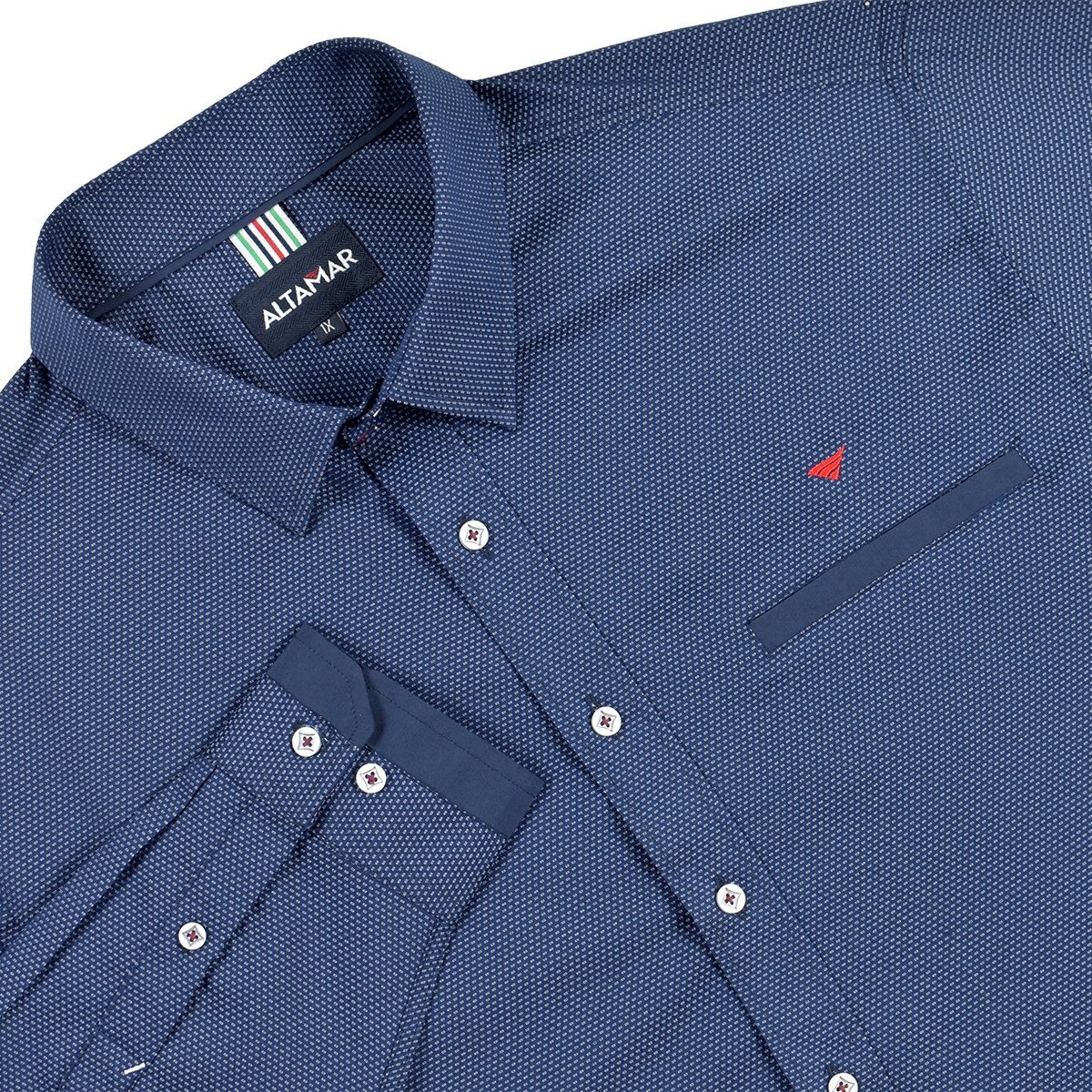 Camisa Manga Larga Estampada Altamar Mvk31727