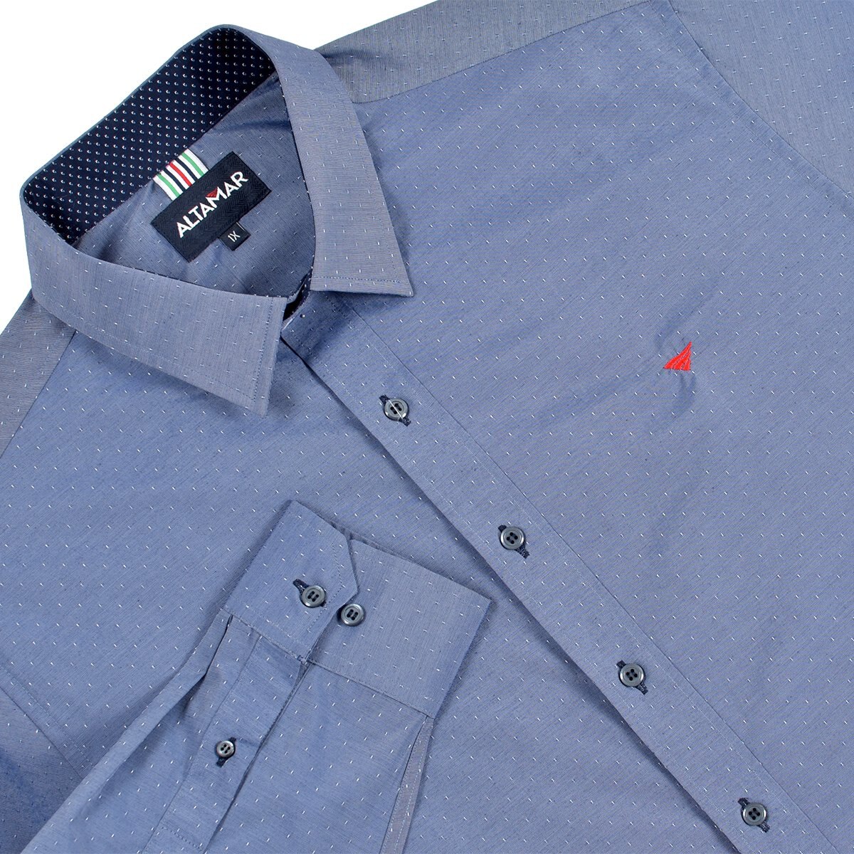 Camisa Manga Larga Estampada Altamar Mvk31730
