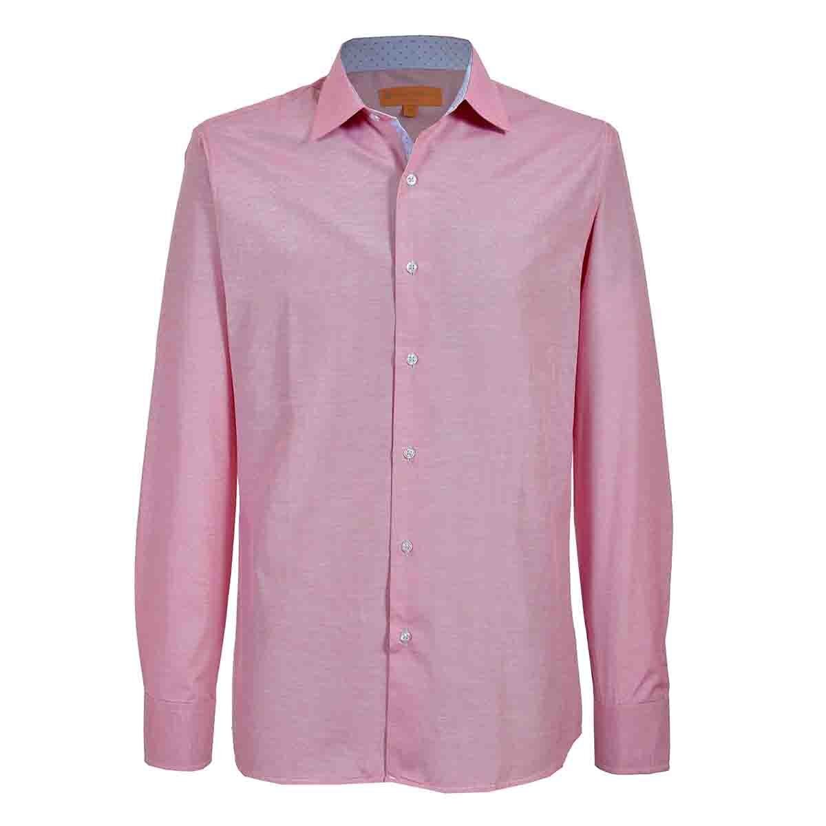 Camisa de Vestir Slim Fit Rojo Secf-0719 Carlo Corinto