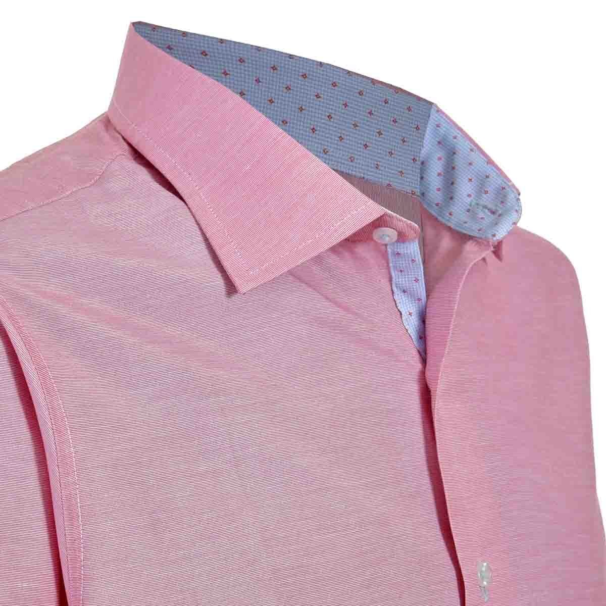 Camisa de Vestir Slim Fit Rojo Secf-0719 Carlo Corinto