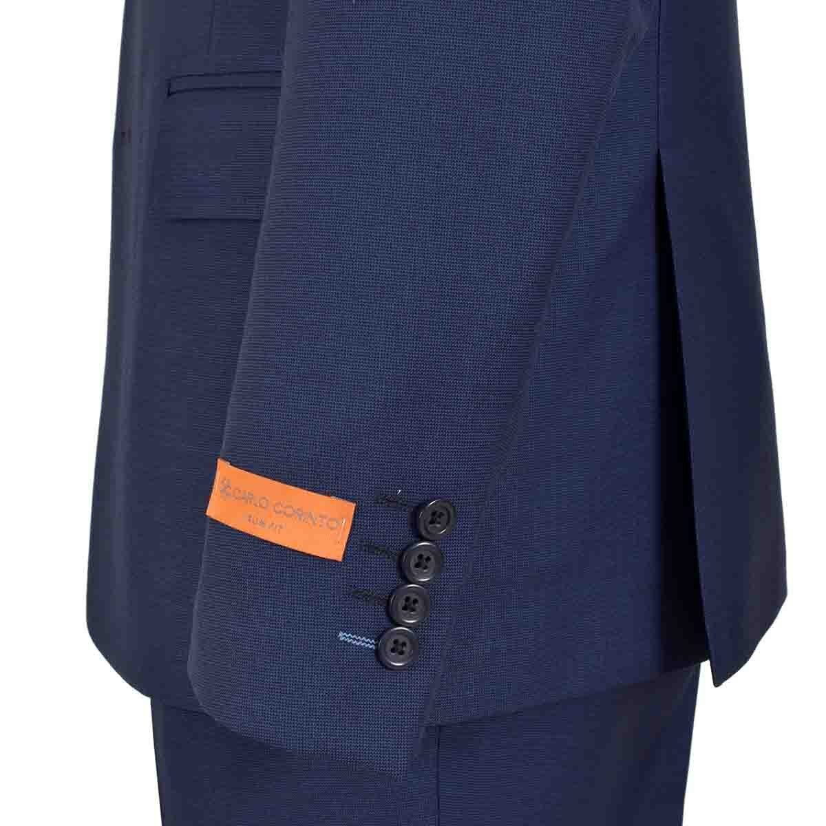Traje Slim Fit Azul Carlo Corinto