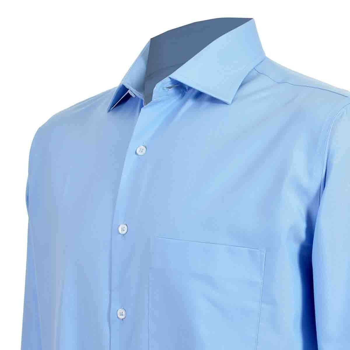Camisa de Vestir Tradicional Azul Secf 08 Carlo Corinto para Caballero