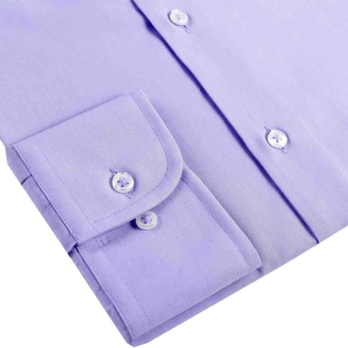 Camisa de Vestir Tradicional Morado Secf 08 Carlo Corinto para Caballero