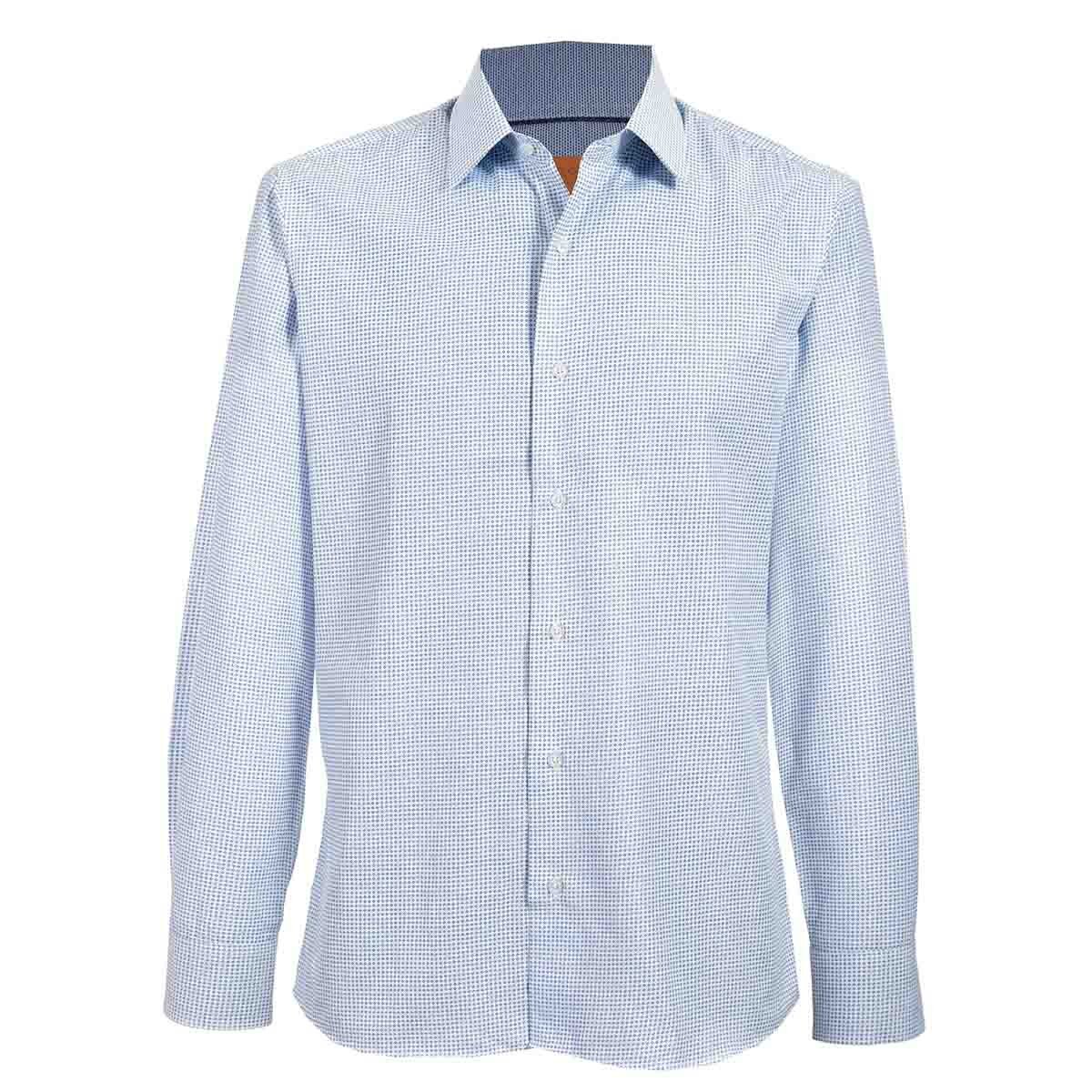 Camisa Vestir Slim Fit Blanco Combinado Carlo Corinto Life08F19
