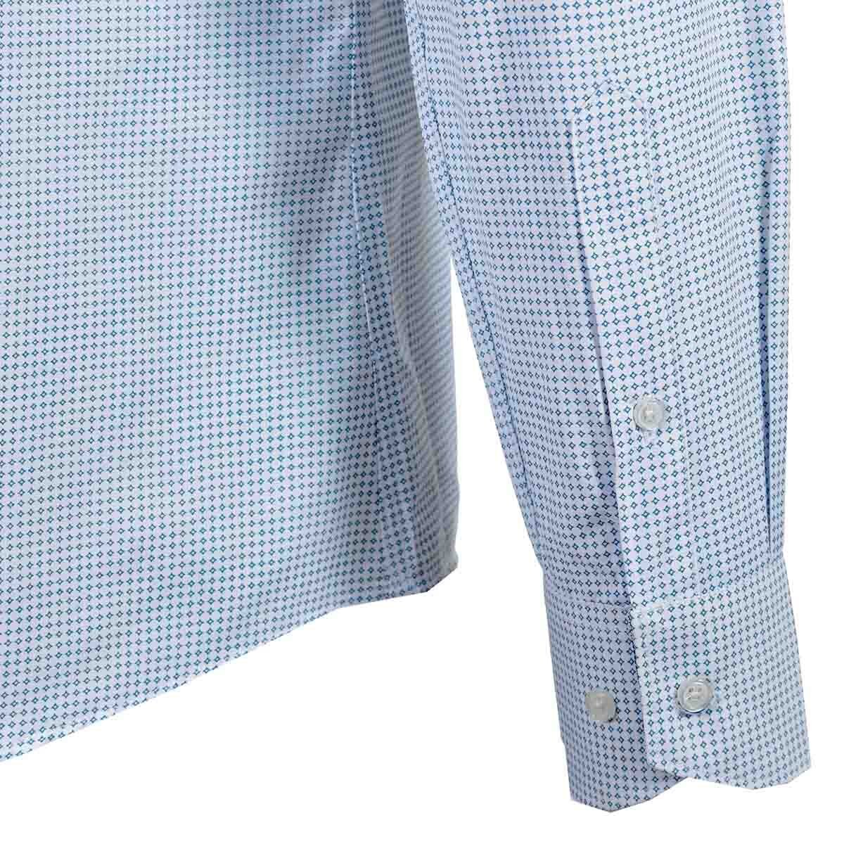 Camisa Vestir Slim Fit Blanco Combinado Carlo Corinto Life08F19
