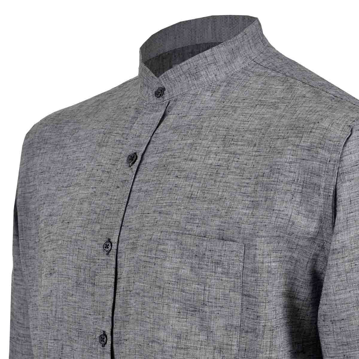 Camisa Casual Manga Larga Regular Jet Nig08 Carlo Corinto