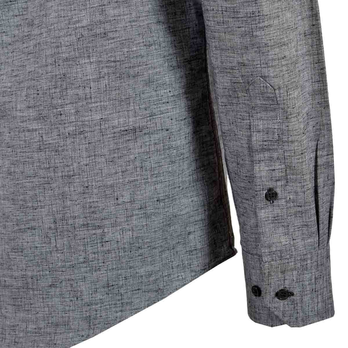Camisa Casual Manga Larga Regular Jet Nig08 Carlo Corinto