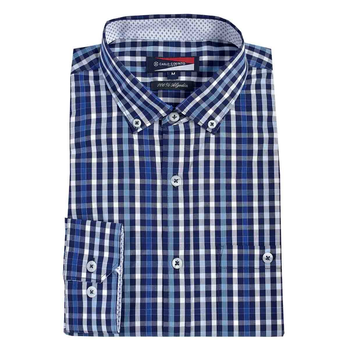 Camisa Casual Manga Larga Regular Mustang Carlo Corinto para Caballero