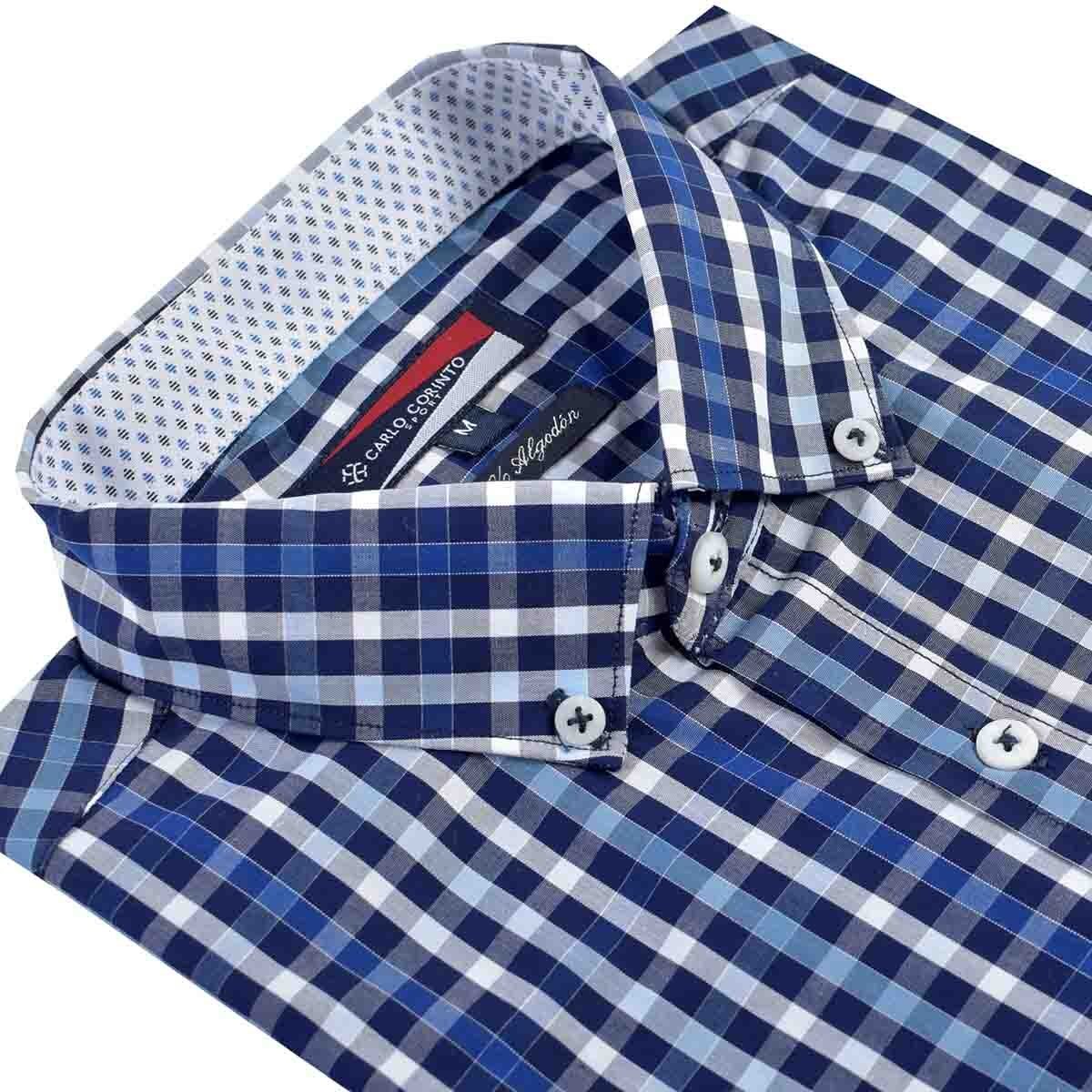 Camisa Casual Manga Corta Regular Mustang Bl Carlo Corinto