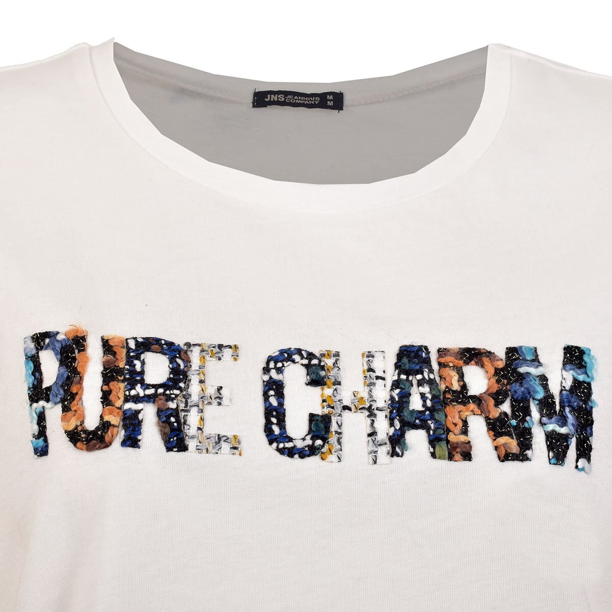 Playera Lisa con Grafico Jeanious para Dama