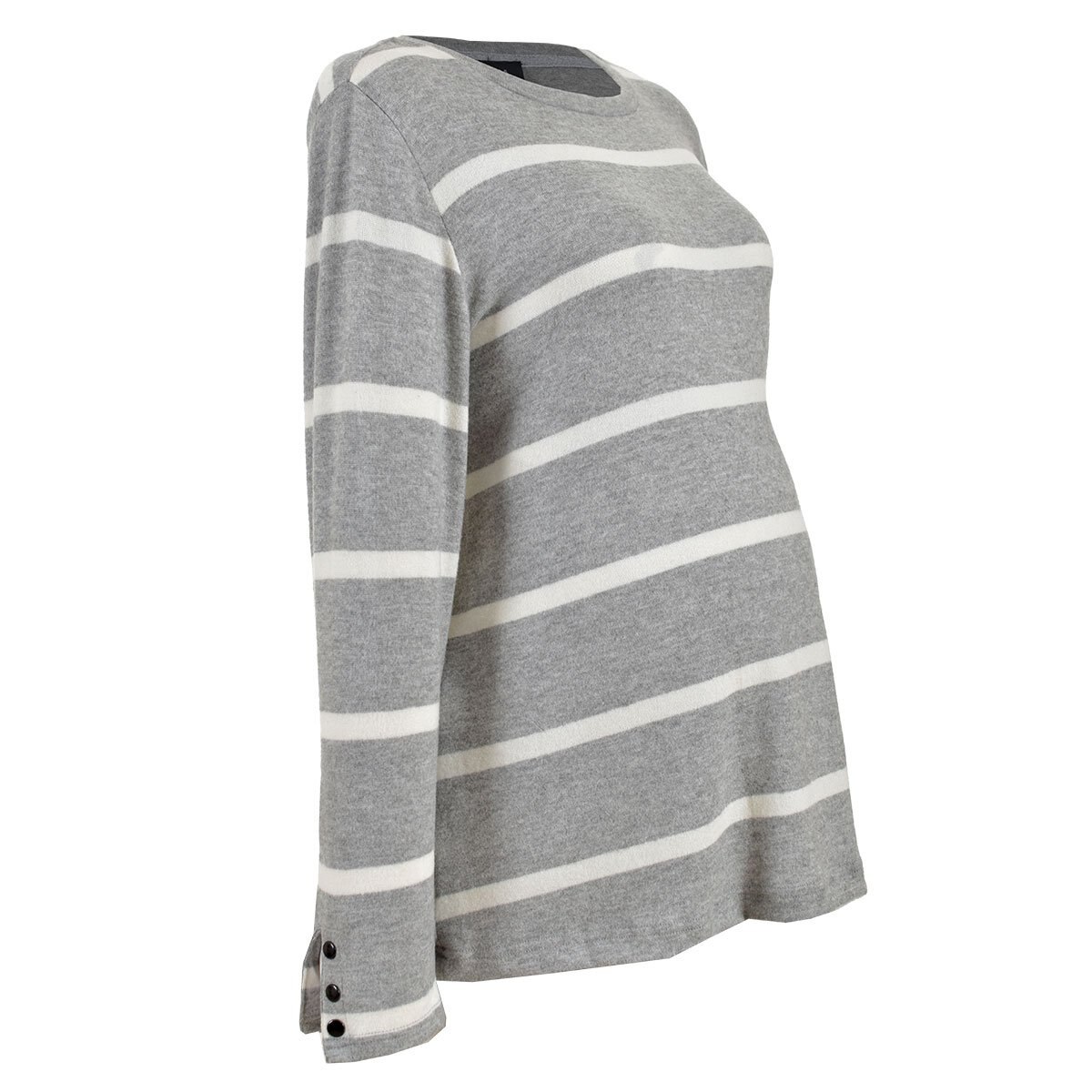 Sueter Largo Cuello Redondo Cashmere Rayado Doma para Dama