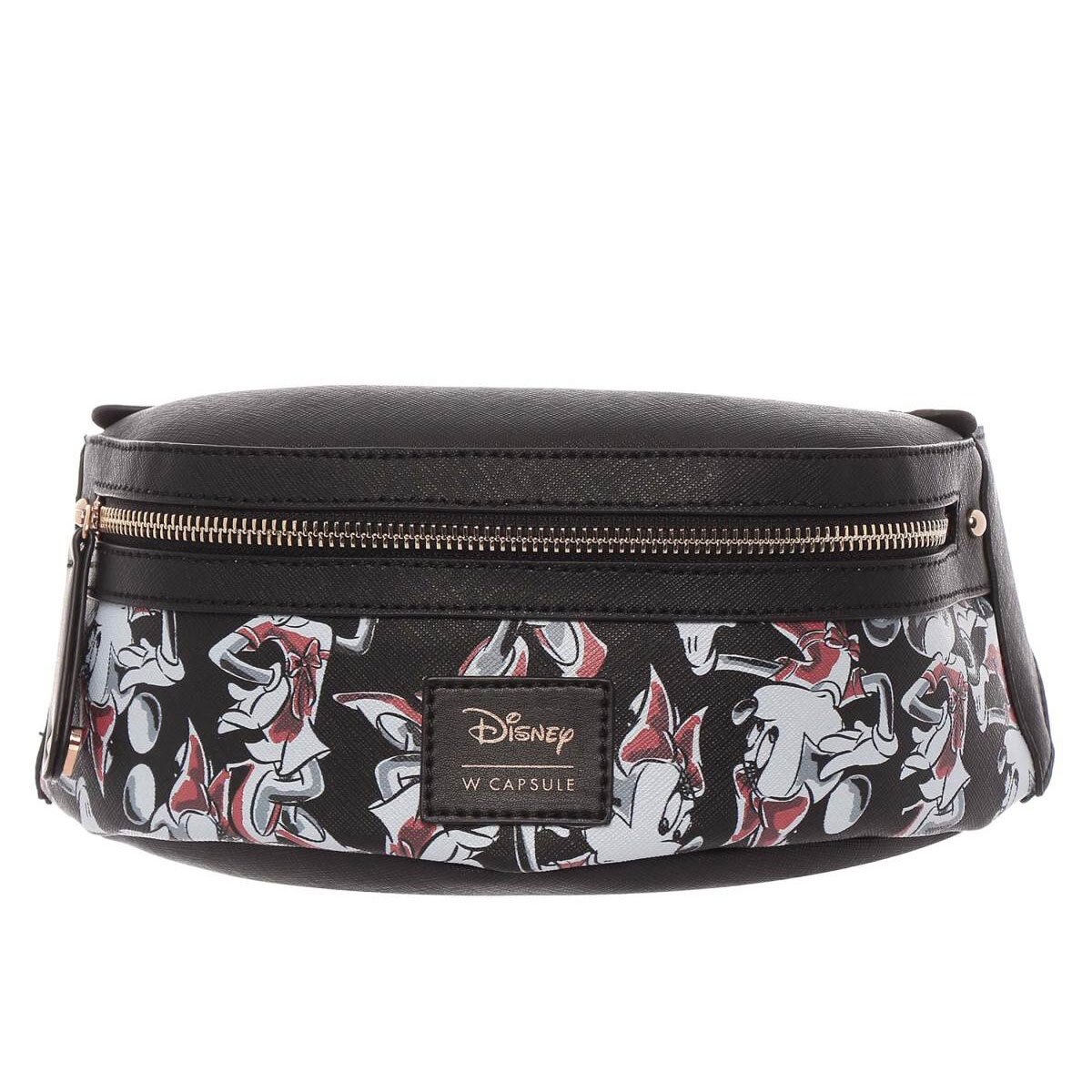 Fanny Pack Negra Wcapsule Minnie & Daisy