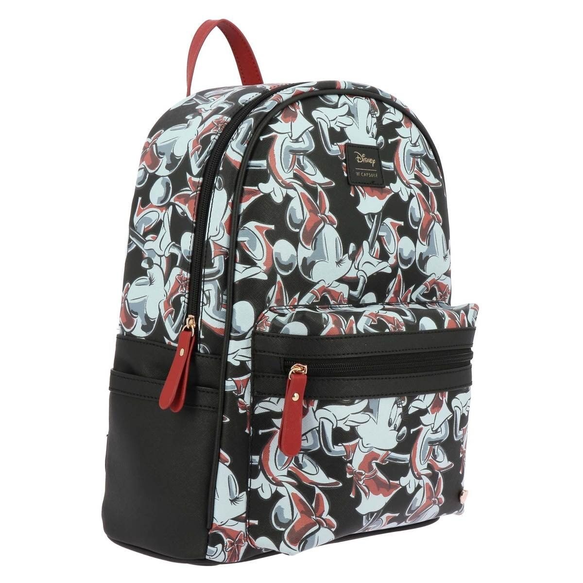 Backpack Negra W Capsule Minnie & Daisy