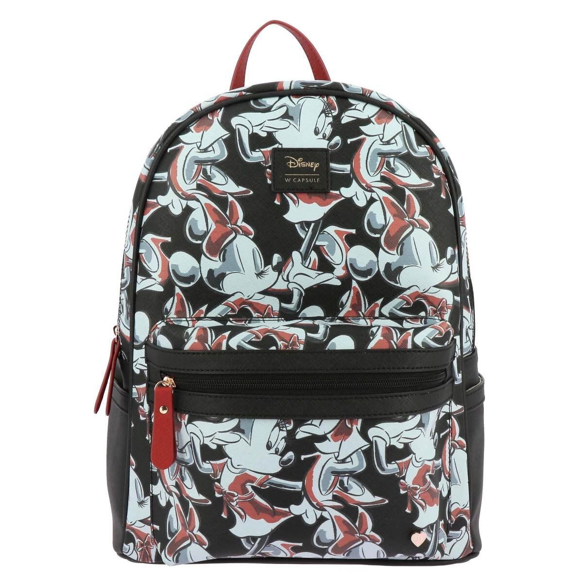 Backpack Negra W Capsule Minnie & Daisy