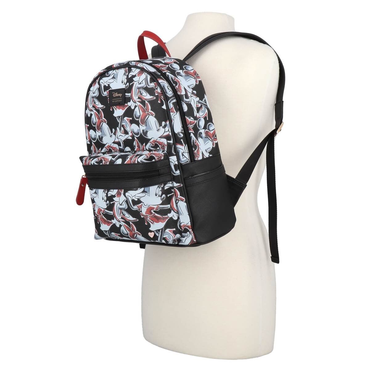 Backpack Negra W Capsule Minnie & Daisy