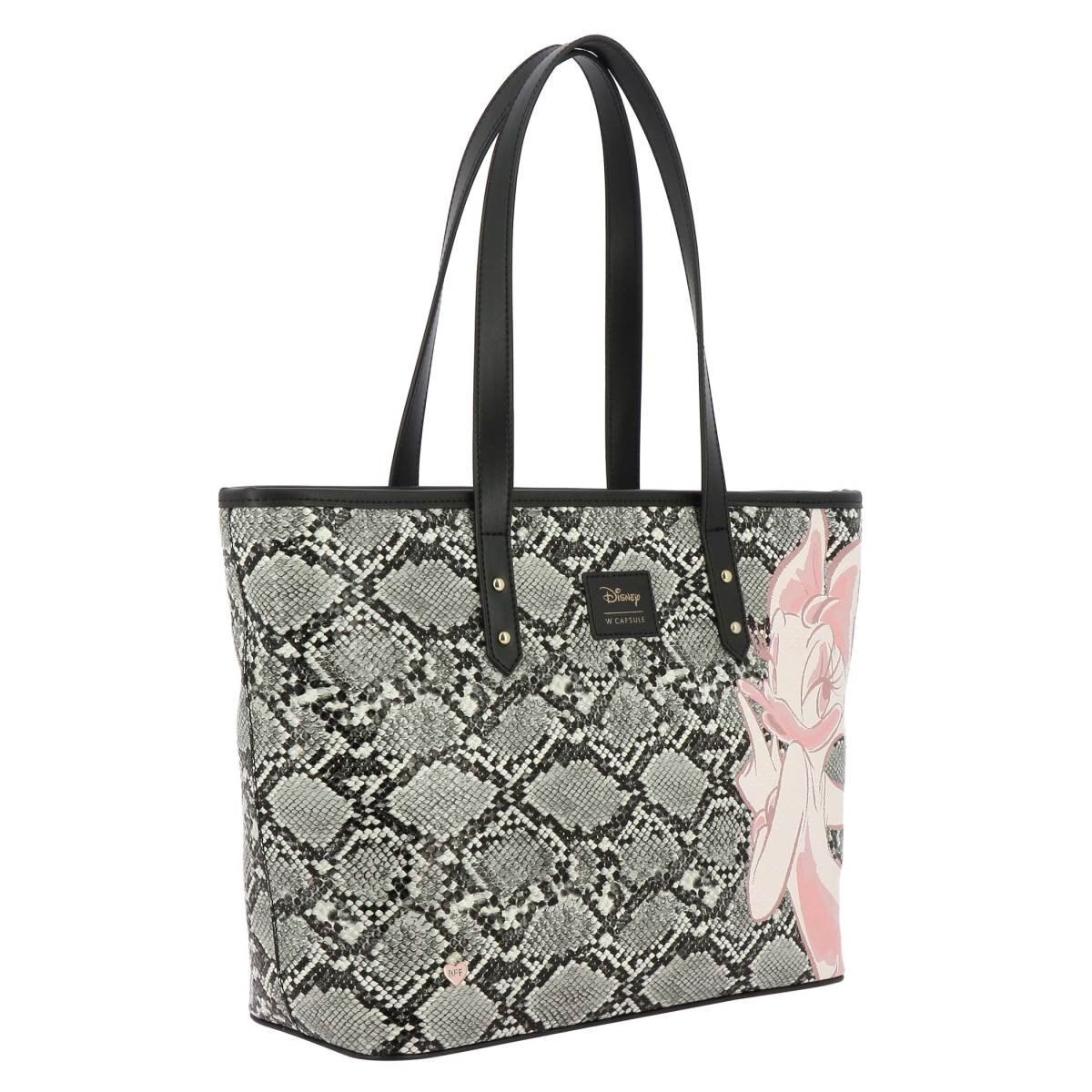Tote Negra W Capsule Minnie Y Daisy