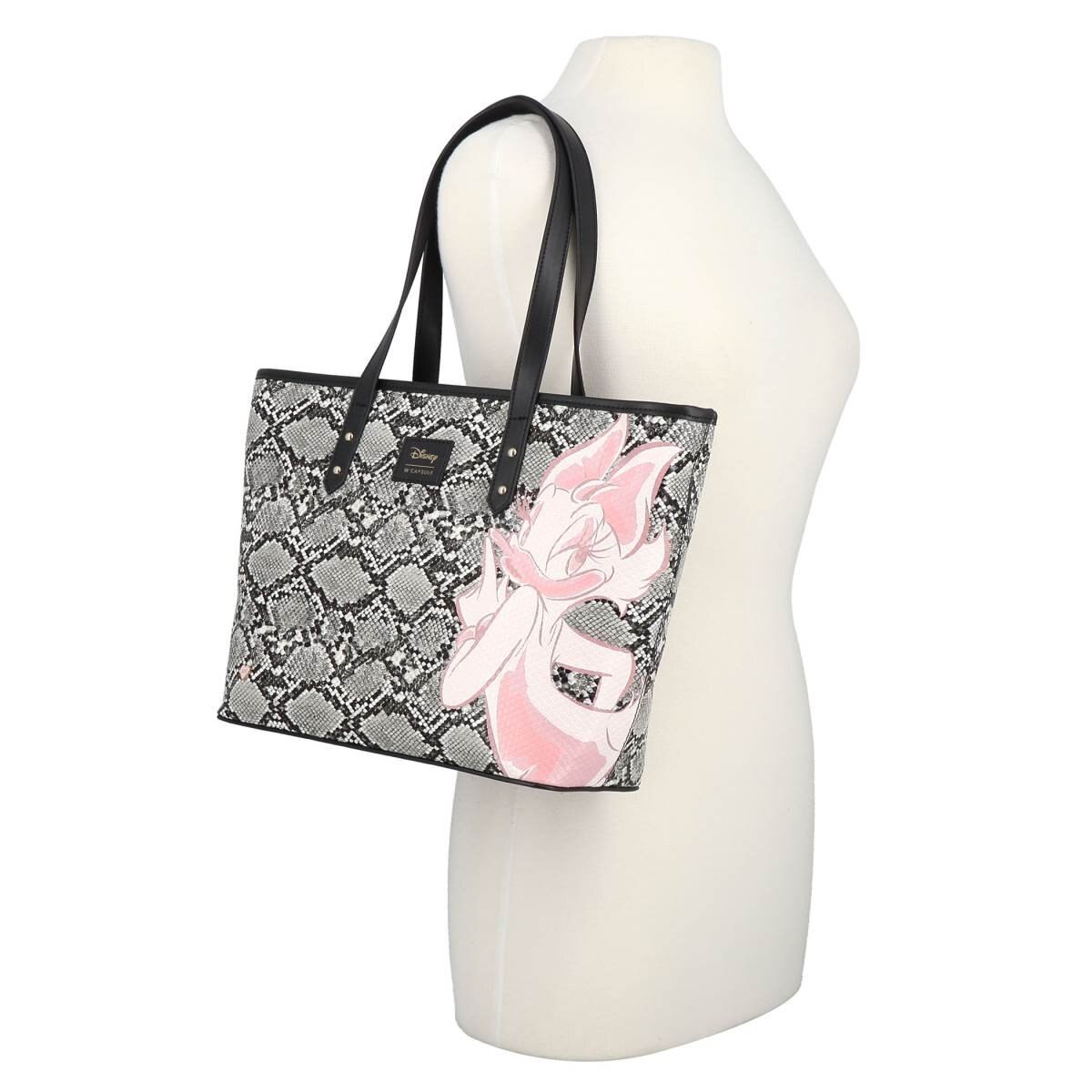 Tote Negra W Capsule Minnie Y Daisy
