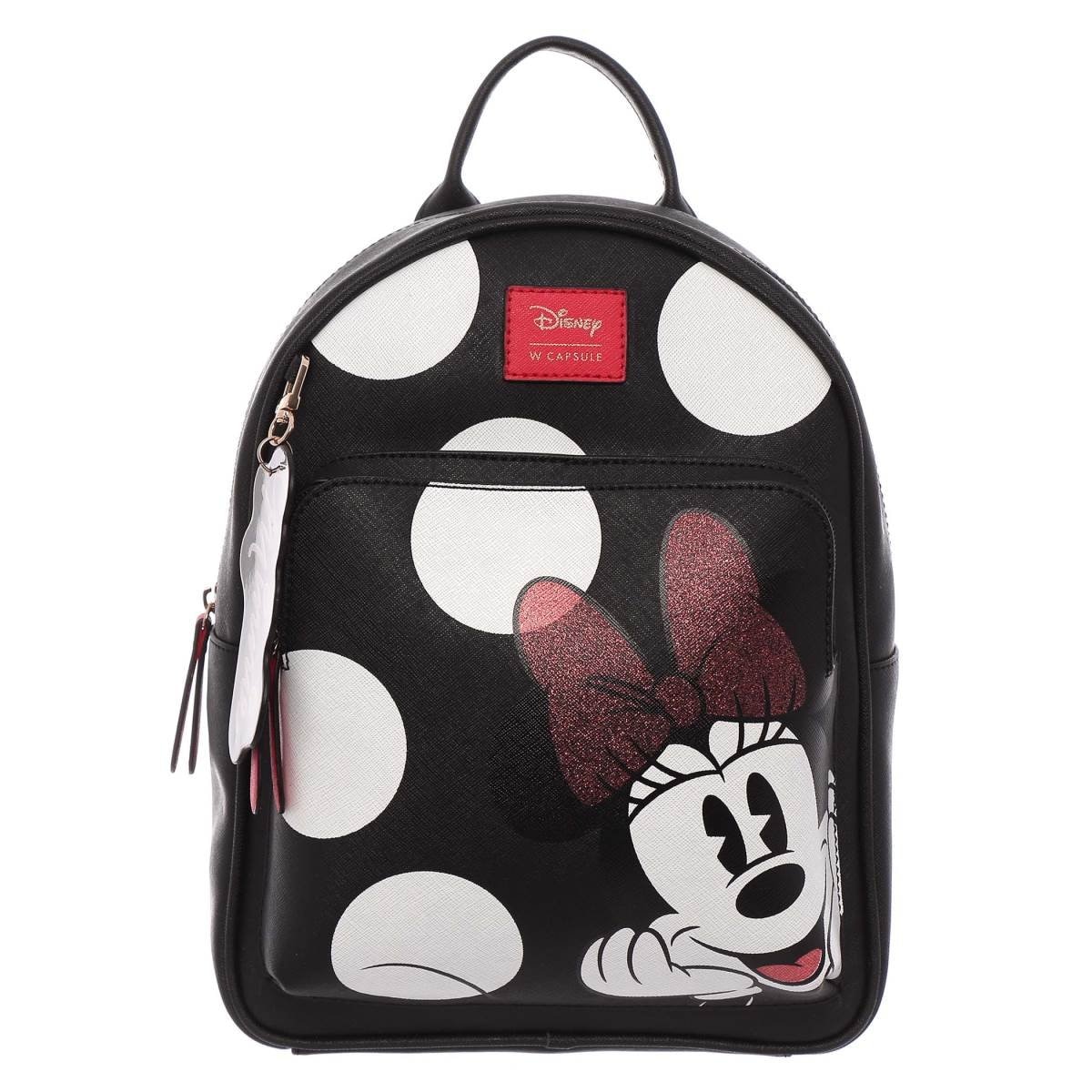 Backpack Negra W Capsule Minnie & Daisy