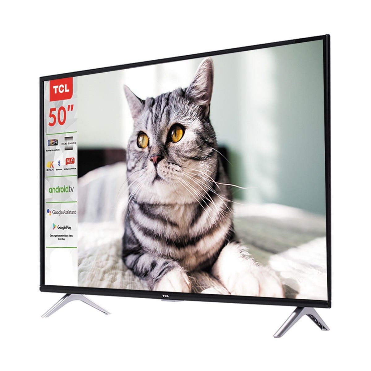 Pantalla 50" Led 4K Uhd (Android Tv) 50A423 Tcl