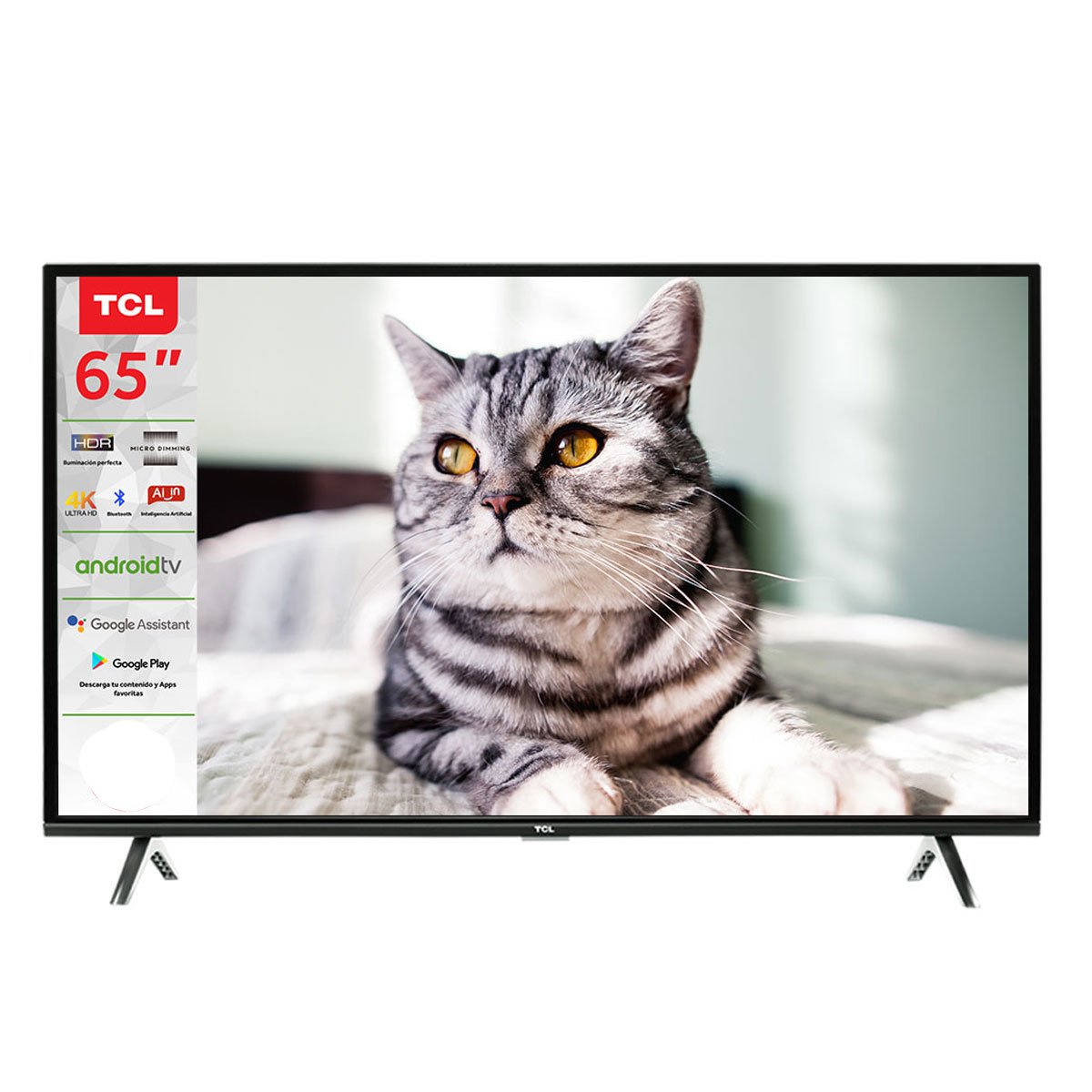 Pantalla 65" Led 4K Uhd (Android Tv) 65A423 Tcl